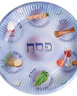 Passover Paper plates , Paper Seder Plates