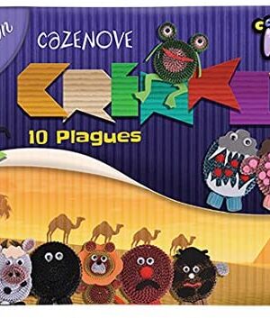 Cazenove Create Your Own 10 Plagues creatures, Corrugated Paper 10 Plagues Craft Kit