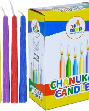 Colorful Chanukah Candles